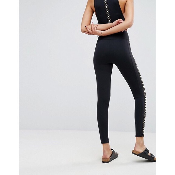 New Free People Dreamweaver Leggings in Black - Picture 2 of 8